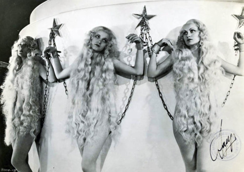 Lucille Ball dressed as a blond slave in "Roman Scandals" (1933)